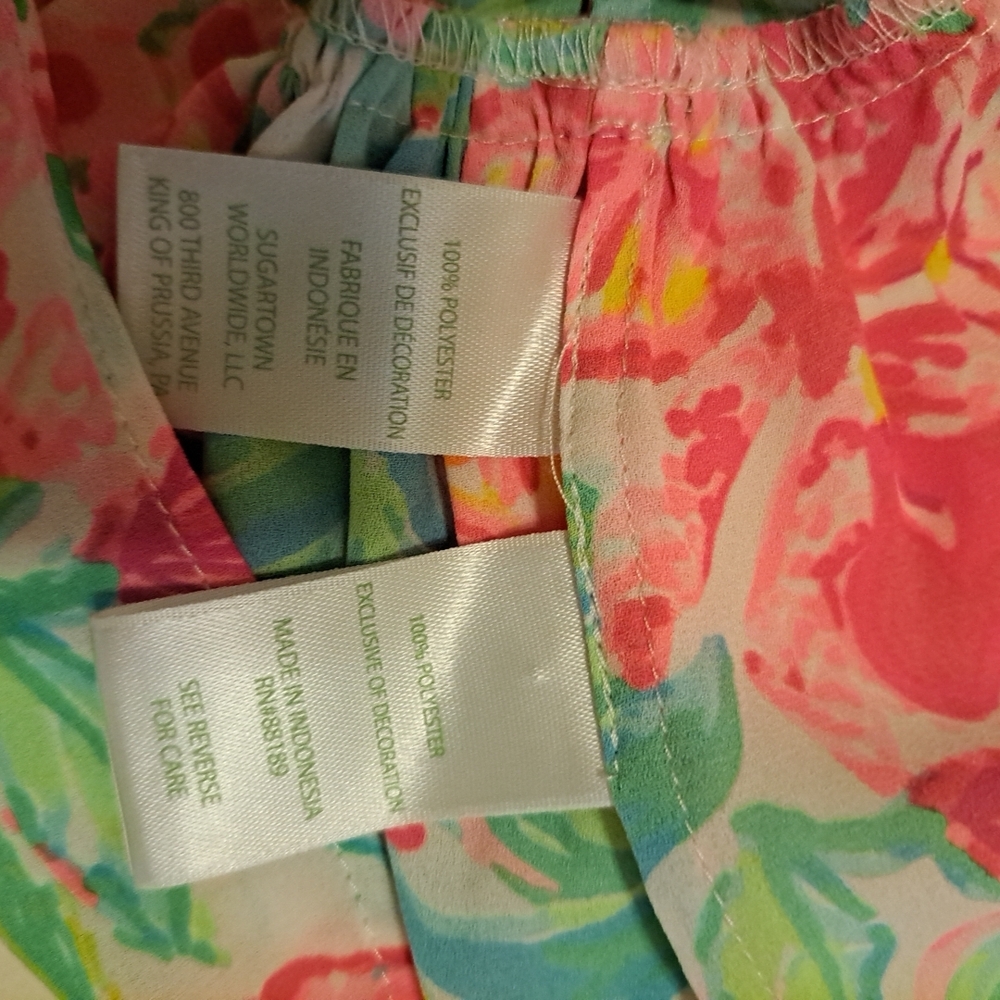 Lilly Pulitzer Carolane Halter Top Size M EUC - Picture 7 of 7